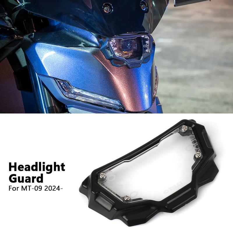 New Motorcycle Accessories Light Front Headlight Protector Guard Lense Cover For Yamaha MT-09 MT09 MT 09 2024 2025