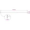 Adjustable Window Security Bars 3 pcs 710 1200 mm