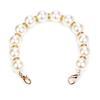 Classic Short Pearl Bag Beaded Handle Chain For Women Girls Bags Tote Bag Handle Replacement Pearl Chain Bag Accessories