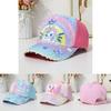 Mermaid Unicorn Pattern Kids Baseball Cap With Uv Protection And Breathable Fabric