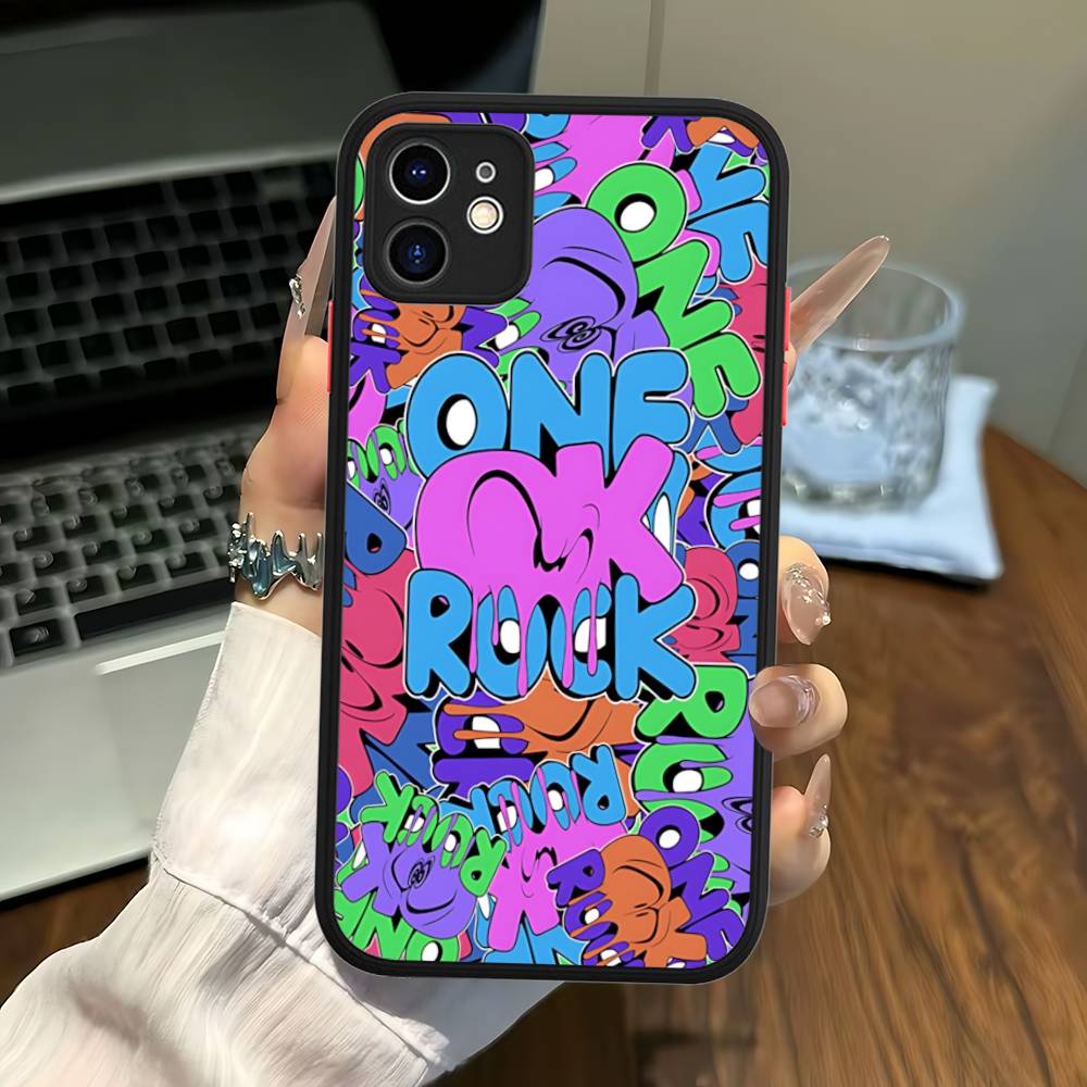 Japanese Rock O-ONE OK ROCK Band Matte Protective Case For IPhone 16 15 14 13 12 11 Pro Max X XS MAX Protection Case