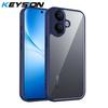 KEYSION Прозрачный чехол для телефона VIVO V60 Lite 5G, мягкий силикон + поликарбонат, противоударный чехол для телефона IQOO Z10R