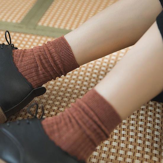 10 пар зимних носков, утолщенные плюшевые носки средней длины, высокоэластичные, с вышитым сердцем, нескользящие, не скатывающиеся, носки-тапочки, комфортные, теплые, спальные носки