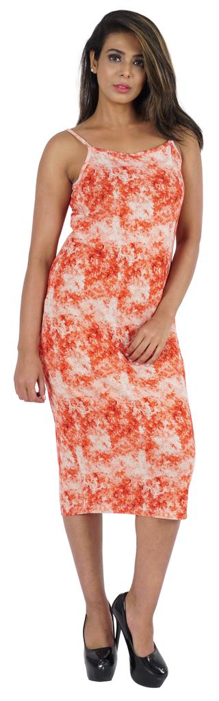 Inkmeso Womens Sexy Spaghetti Strap Dress Printed Bodycon Club Party Midi