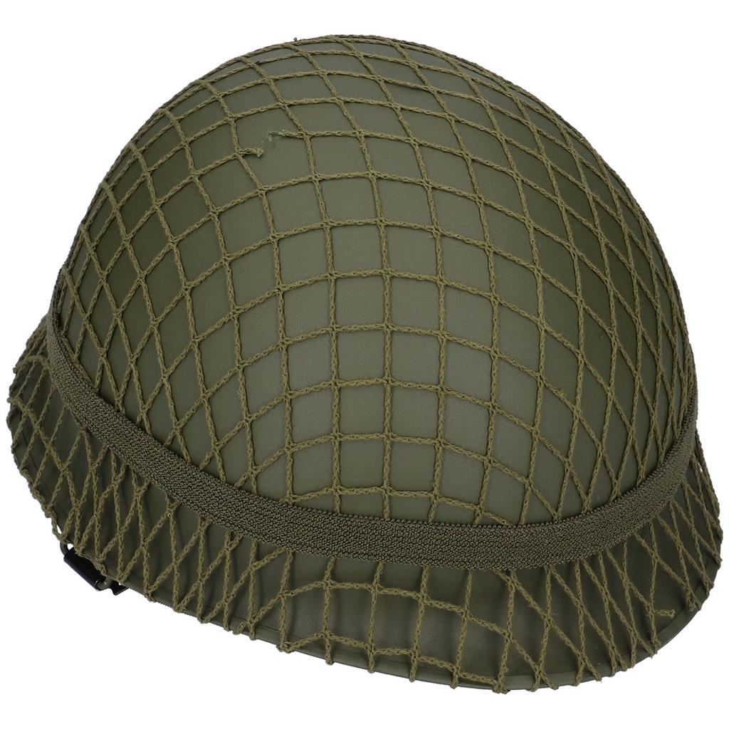 Идеальный шлем армии США M1 Green времен Второй мировой войны, классический шлем времен Второй мировой войны с сеткой и подбородочным ремнем