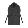 Winter Thickened Woolen Coat Men's Korean Style Over-the-knee Mid-length Windbreaker Loose Herringbone Woolen Coat