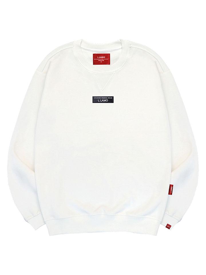 Свитшот Ellamo с кожаной нашивкой, унисекс, большие размеры S~4XL (Тип B)