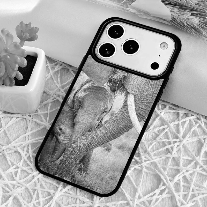 ЧЕХОЛ ДЛЯ ТЕЛЕФОНА С ИЗОБРАЖЕНИЕМ ЛЕСНОГО СЛОНА для iPhone 17 Air 16 15 11 12 14 13 Pro Max Ударопрочный Чехол