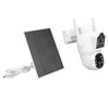 Outdoor Solar Security Cameras 2MP Dual Lens High Definition Remote Network WiFi Camera