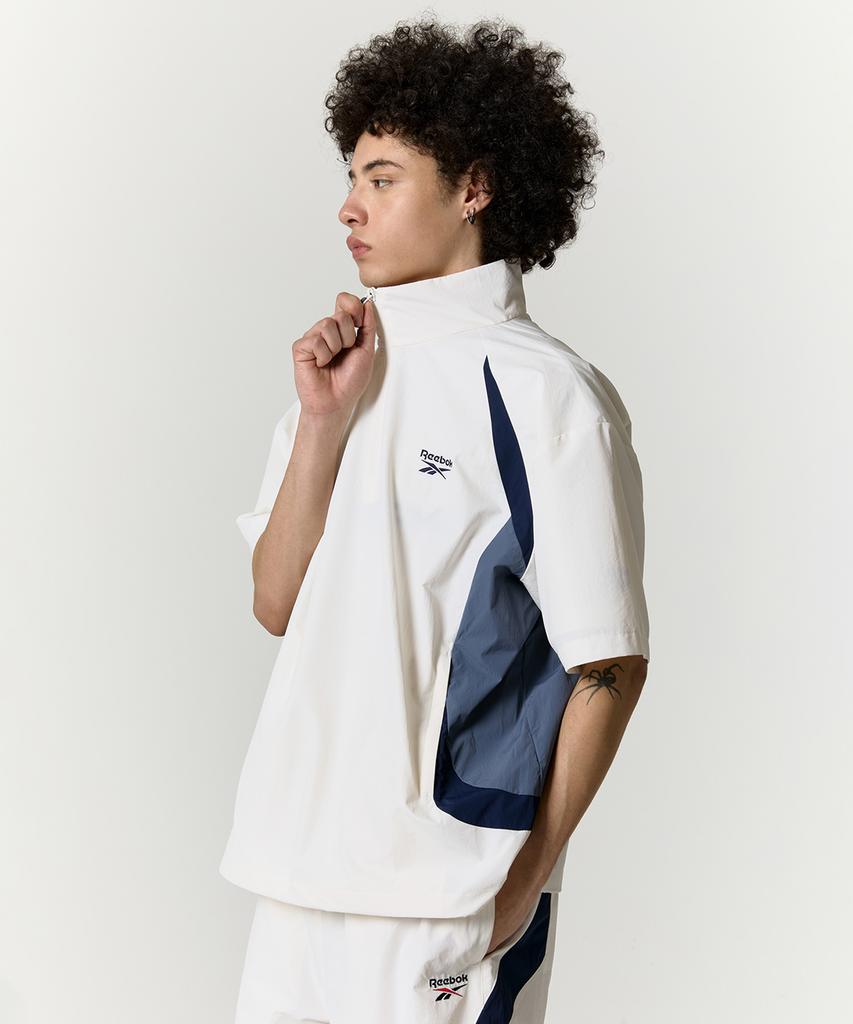 Reebok Анорак Ellipse с коротким рукавом - Белый
