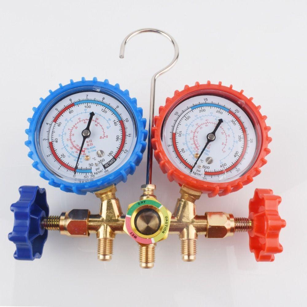 3 Way R410A Manifold Gauge Set  for R410a R22 R134a R404a Refrigerant