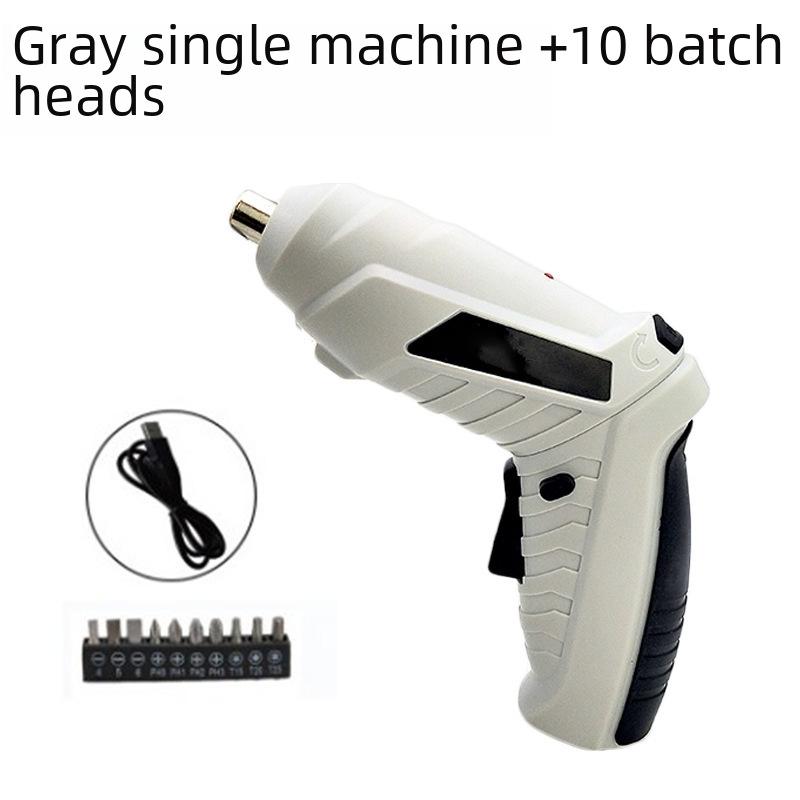 Набор мини-электрических отверток с аккумулятором 3,6 В, 47 предметов с литиевой батареей и аксессуарами для домашнего использования