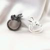 Animal Opening Rings Alloy Couples Rings Vintage Jewelry  Party