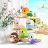 Chao Le Chuang 8909-20 Meng Bird Series Детские китайские строительные блоки Игрушки Сборка украшений Подарочные игрушки