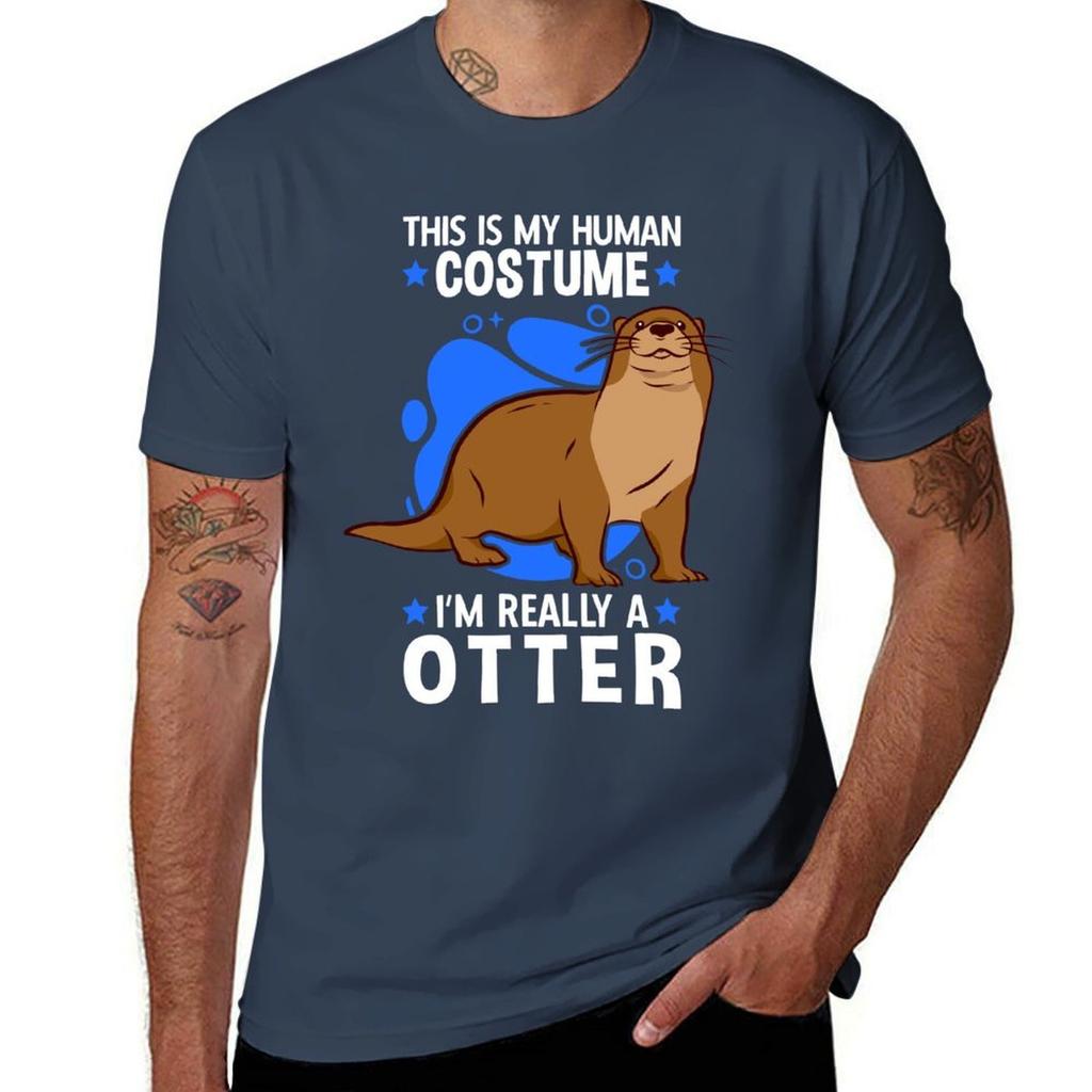 This Is My Otter Costume Otter Sea Otter Tshirt Lightweight Cooling Short Sleeve Tee