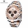 PAGANI DESIGN Men's Watch Luxury Quartz Watch Men's 1644 AR Sapphire Crystal Sports Chronograph VK63 stainless Steel Men's Watch