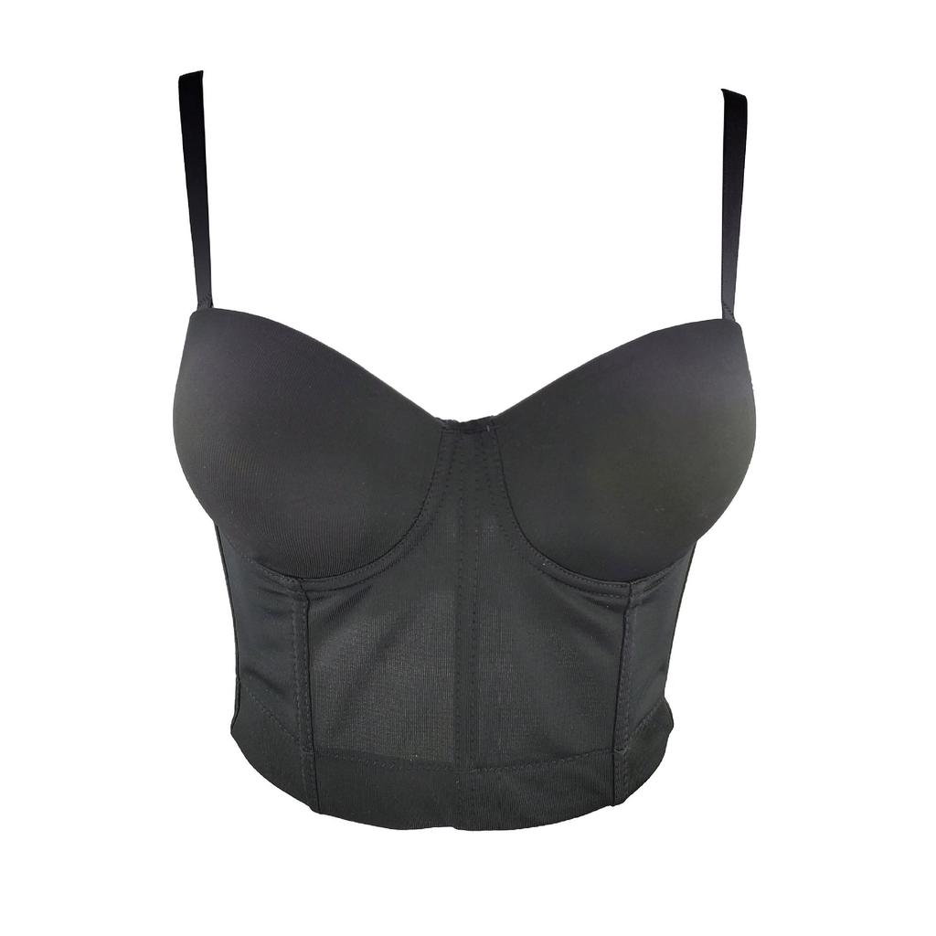 Трендовый корсет без спинки и бретелек однотонный маленький без бретелек на плечах универсальный для подружки невесты танцовщицы красный с запахом дышащий удобный топ