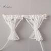 1/6 1/12 аксессуар для кукольного домика миниатюрная кружевная оконная занавеска мини-аксессуар для мебели для спальни реалистичный микропейзаж орнамент реквизит для фотосессии