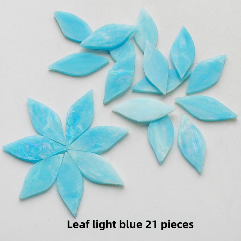 Смешанные цветные листовые слюдяные стеклянные мозаичные детали для украшения подсвечника своими руками