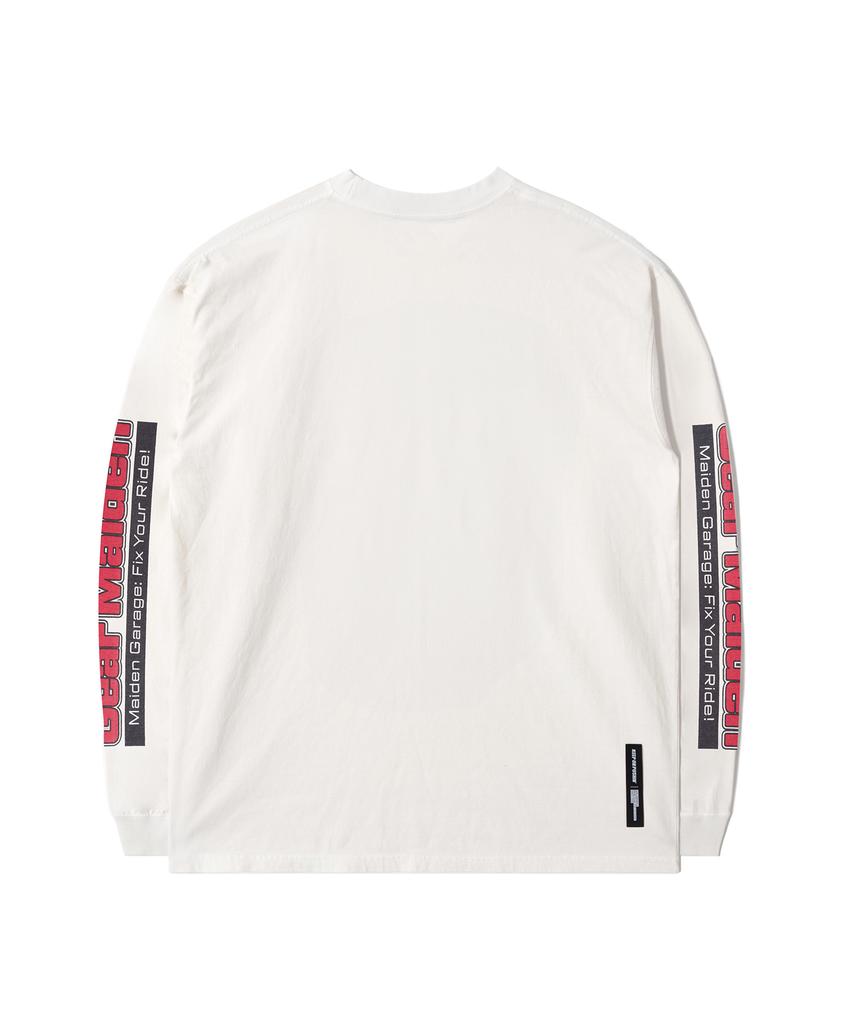 QT8 GARMENTS Rg Gear Девушка Стиранная С Длинным Рукавом (Экрю)