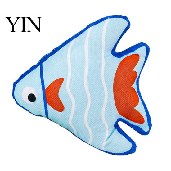 Bite Resistant Cat Plush Catnip Fish Toy, Interactive Stuffed Toy with Crinkle Chew Kick Toys for Cats Sound, Soft Kicker Indoor Cats, Kittens Anxiety