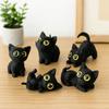 PLA 3D-печатные фигурки кошек Игрушки Модель Котёнок Микро-ландшафтные поделки Дом с привидениями