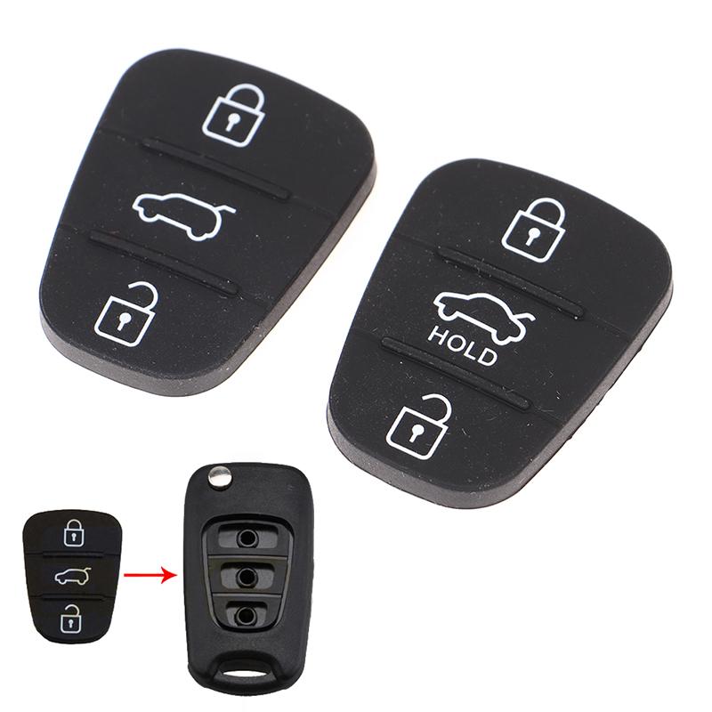Силиконовая 3-кнопочная клавиатура Shell сменный ключ для Hyundai Kia Auto Keys Partd