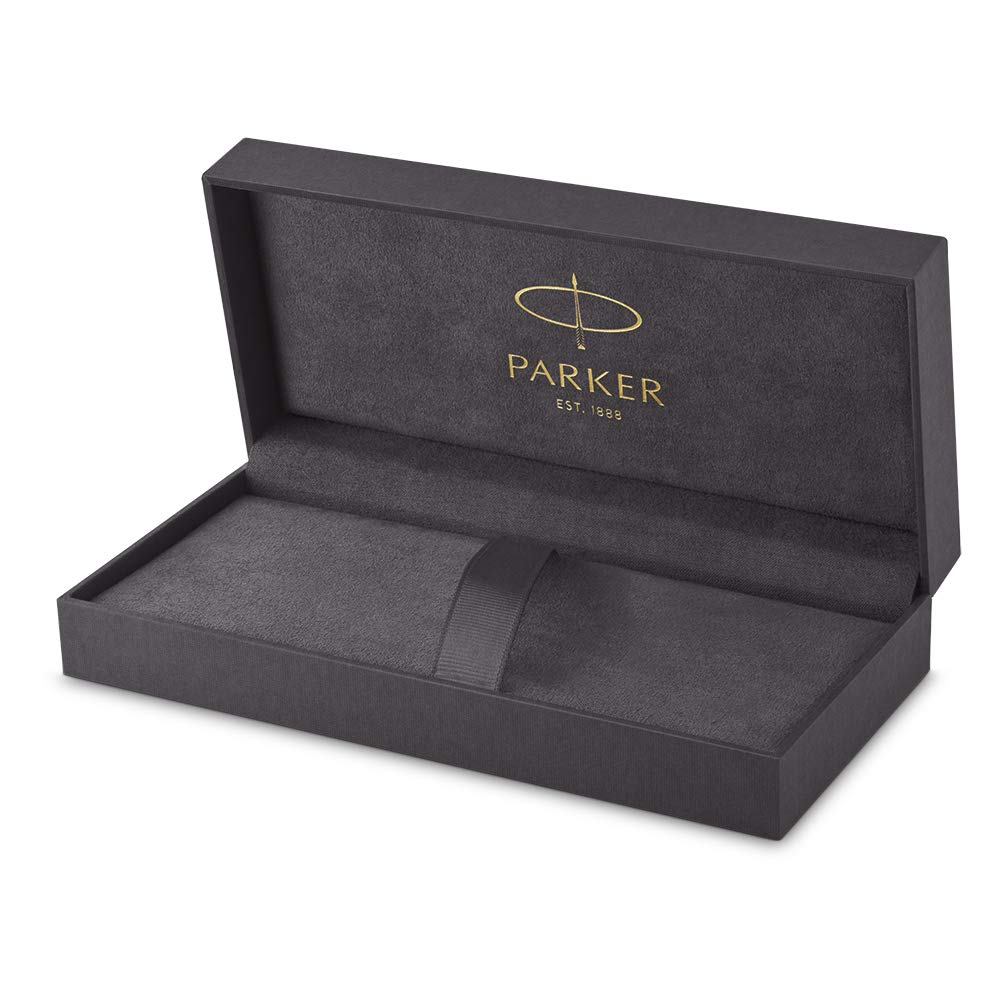 PARKER 5th Ingenuity Slim Глубокий Черный Тонкий Подарочный Официальный Номер Продукта 1975834 Ручка, Красный, Перо, На Водной Основе, В Коробке, Импортный,