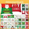 Luxuriously Soft 18 Inch Merry Christmas Cushion Cover With Santa Claus And Holiday Colors