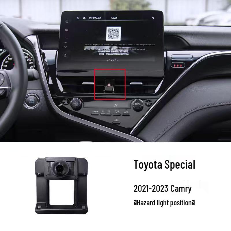 Автомобильный держатель для телефона для Toyota Camry 6-го поколения, Corolla, Highlander - Аксессуар с клипсой