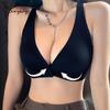 Sexy Women Lingerie Bras Seamless Simple Push Up Bra Front Button Bra Women Underwear Buckle Female Small Chest Bra Underwire