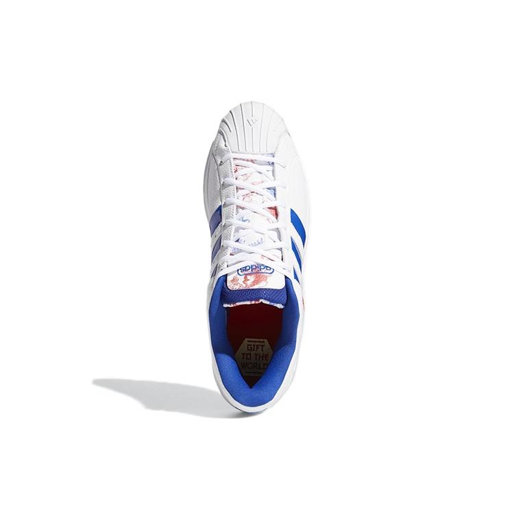 adidas Pro Model 2G Low 'Белый Королевский Синий' Мужские FZ1393