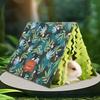 Breathable Hamster Hiding House Cartoon Hamster Triangle Tunnel Cute Guinea Pig Nest Summer