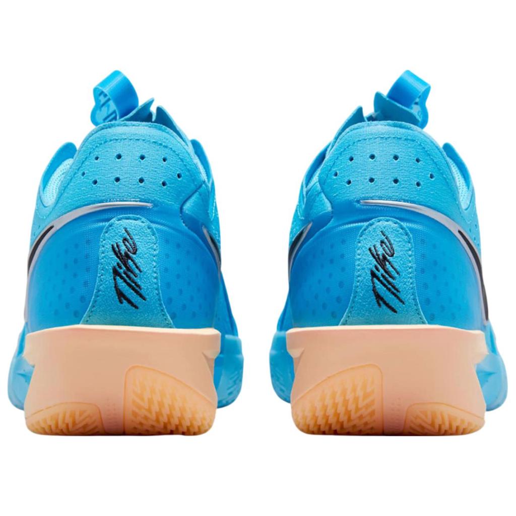 Nike Кроссовки Air Zoom GT Cut 3 Blue Fury Unisex, черные, мандаринового оттенка DV2913-404