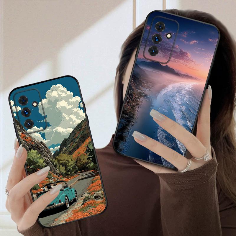 Тропический морской пляж Для Samsung S20FE S21 22 23 FE 24 Plus 25 Ultra Galaxy M23 32 34 35 52 53 54 55 силиконовый мягкий чехол для телефона