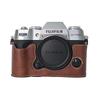 Получехол для камеры из ПУ кожи с рисунком личи для Fujifilm XT50 Fuji X-T50, с нижним отверстием для батареи, магнитной крышкой