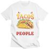 I Like Tacos More Than People T Shirts for Men 100 Cotton Tee Tops Fathers Day Gift Tshirt Casual Tshirt