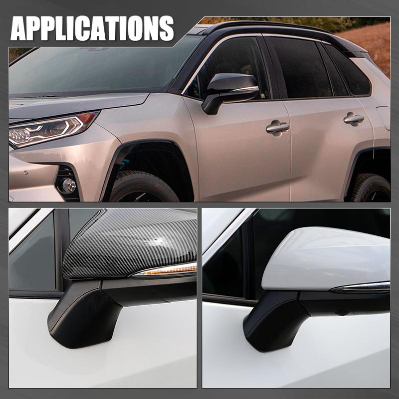 Rearview Mirror Triangle Base Cover For Toyota RAV4 Left/Right Side Mirror Cover Car Accessories Replacement