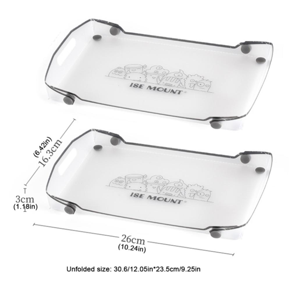 1/2PCS PP Board Folding Camping Tray Lightweight Camping Table Tray Portable Small Backpacking Table Outdoor Fishing Furniture