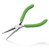 Mini Long Nose Pliers, Micro Long Nose Pliers, Flat Pliers with Serrated Tips and Spring Attachment, 127mm, Compact and Lightweight, Perfect