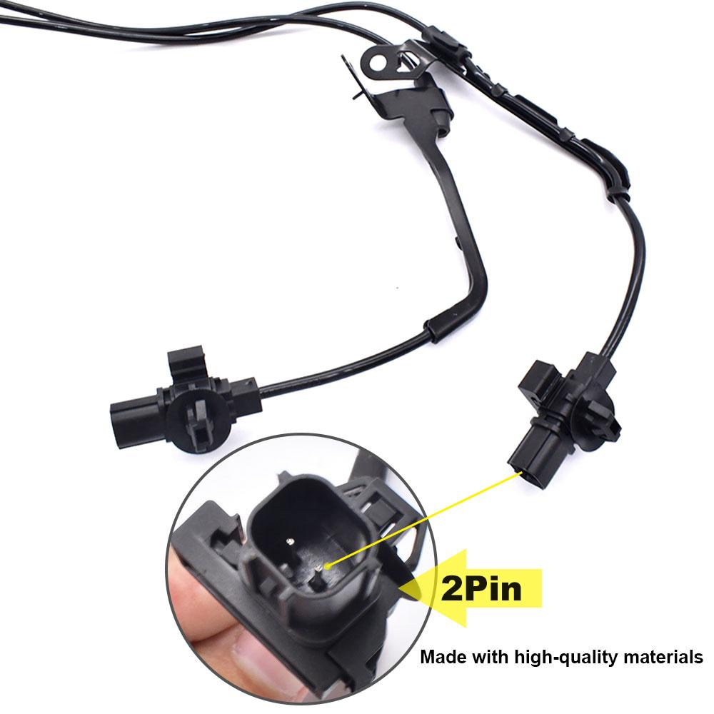 Front Left+Right ABS Wheel Speed Sensor for Acura MDX ZDX 2010-2013 for Honda Pilot 2009-2015 57455-STX-A01 57450-STX-A01