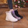 Autumn And Winter Retro Hundred Matching Snow Boots Soft Bottom Waterproof Cotton Shoes Padded And Thickened Warm High-top Female