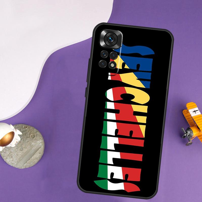 Чехол с флагом Сейшельских островов для Xiaomi Redmi Note 13 Pro 14 12 9 10 11 Pro 10S 11S 12S Redmi 14C 13C 10C 12C