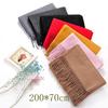 (Projector)Ladies Solid Color Imitation Cashmere Shawl Long Tassel Scarf 200X70 CM