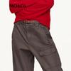 MO&Co. Women's Straight Fit Cotton Trousers