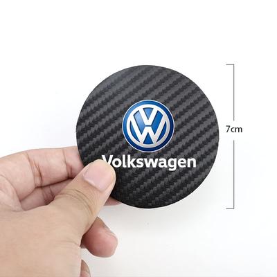 Для VW Volkswagen Jetta MK5 Golf 2 шт. Кожаная подставка под стакан Антишумная подкладка-подушка под стакан для напитков для Volkswagen Scirocco Arteon Beetle GTI