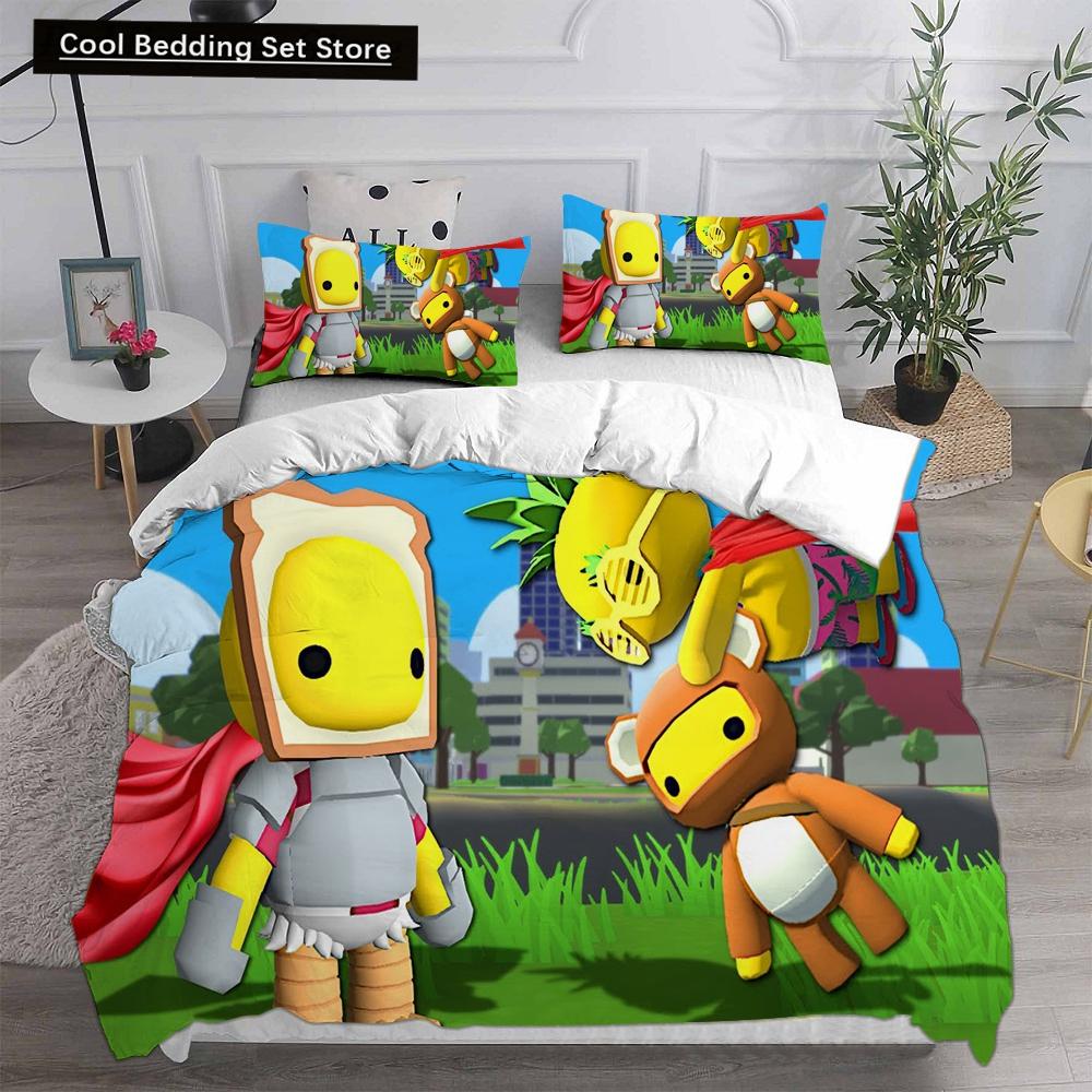 3D Print Wobbly Life Single Twin Full Queen King Size Quilt Anime Bed Cover Pillow Case 2-3 Pieces Duvet Cover Bedding Sets