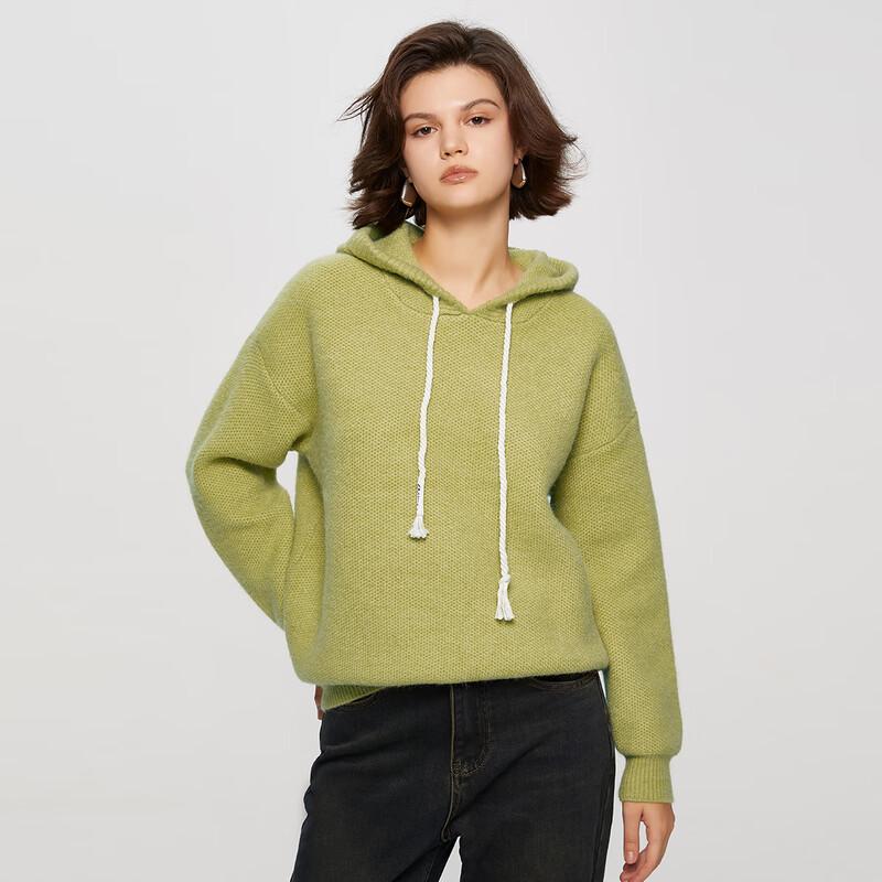 Women's Loose Hooded Knit Sweater