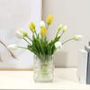 Искусственные Цветы Тюльпаны Искусственный Настоящий На Ощупь Искусственный Цветок Тюльпана для Весны Пасхи Дома Кухни Свадебного Букета Украшение Ко Дню Матери