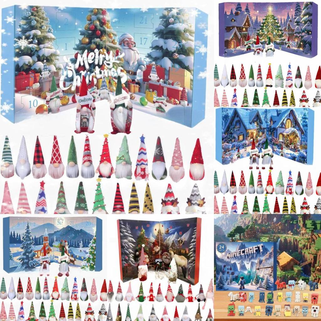 Christmas Gnome Advent Calendar Interactive Toy With Craftsmanship For Holiday Family Activities